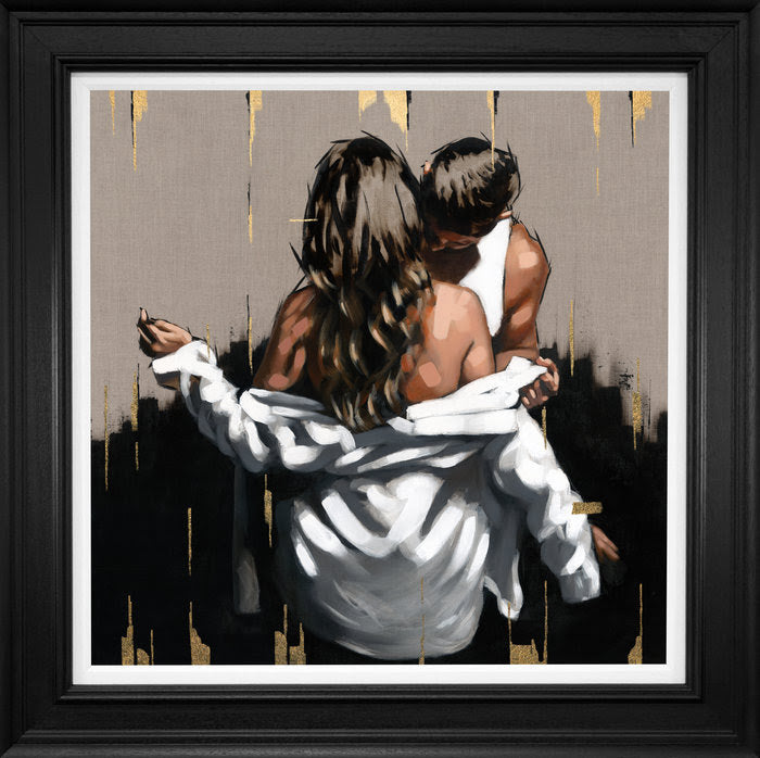 the precious moment framed print by artist richard blunt