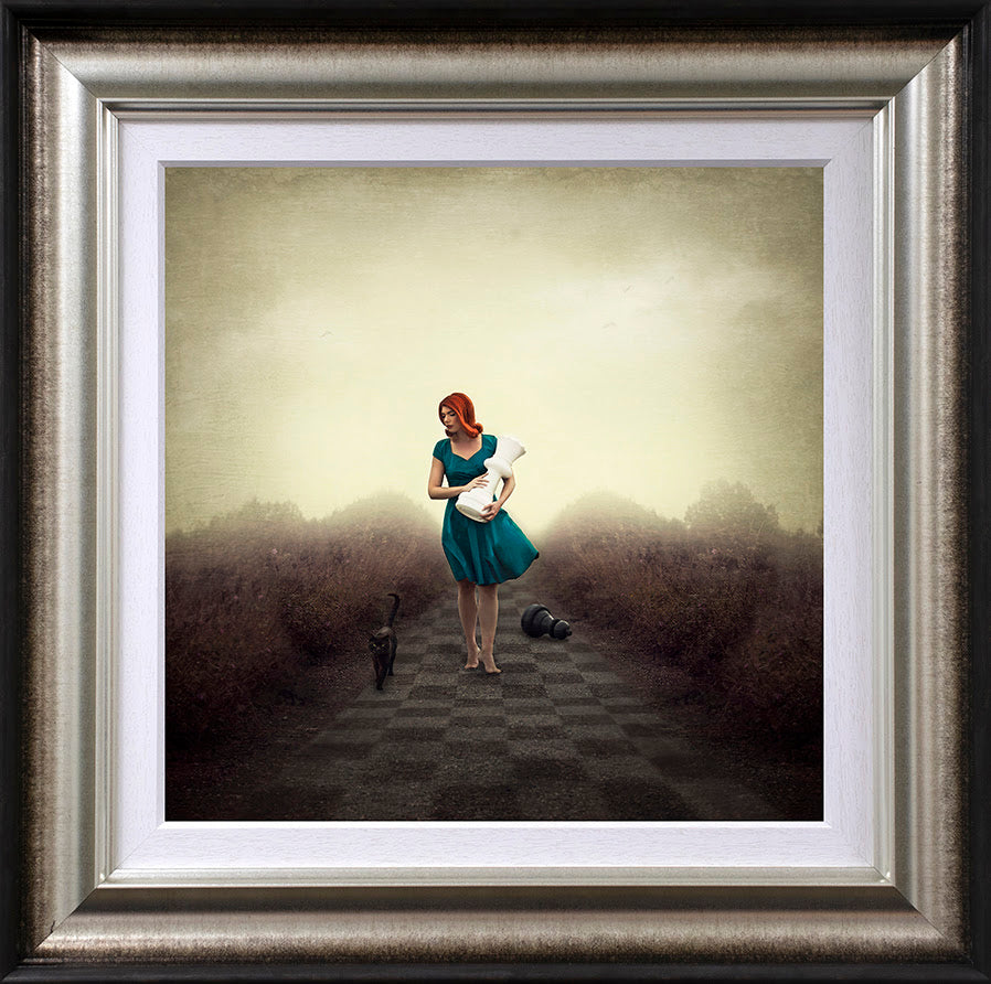 the queens gambit framed print by artist michelle mackie