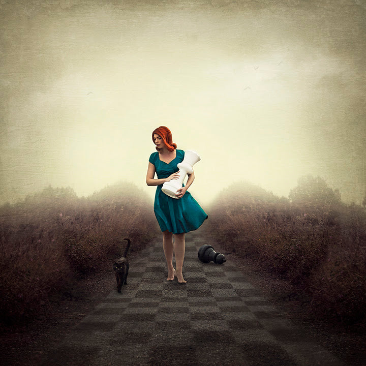 the queens gambit print by artist michelle mackie