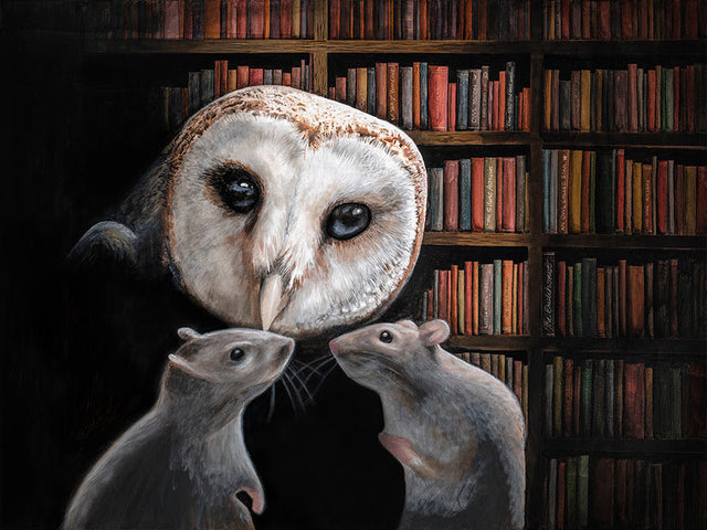 the silent assasin mounted print by artist angus gardner