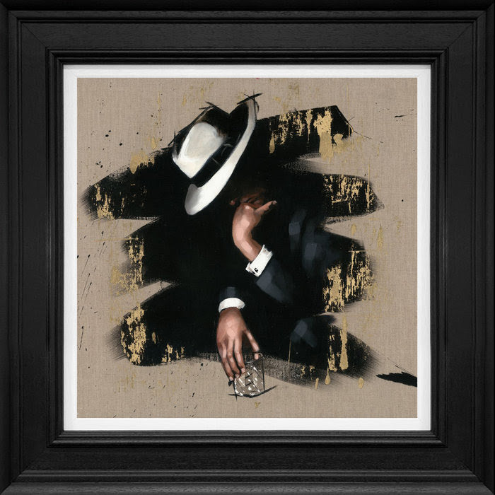 the silent mind framed print by artist richard blunt