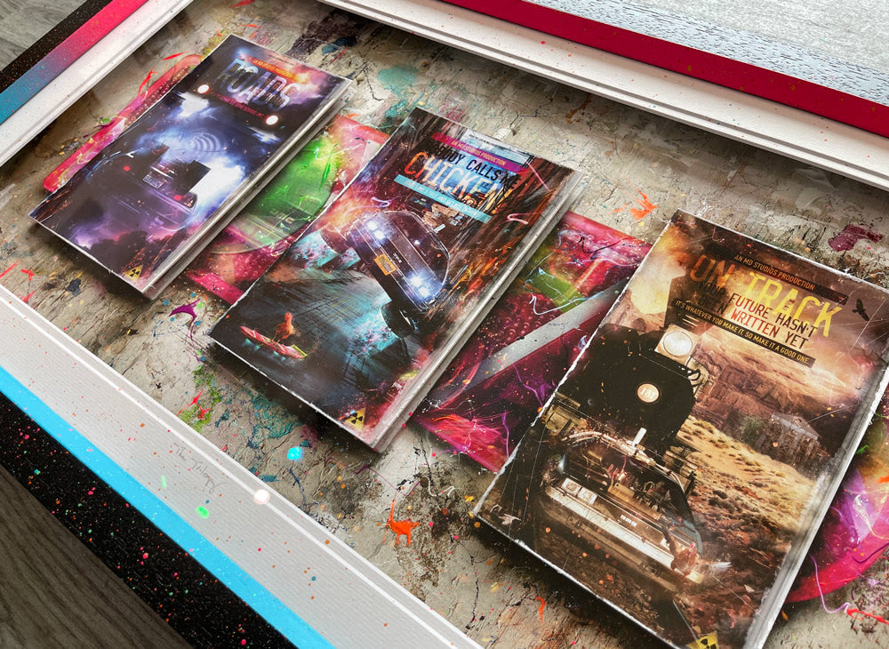 the trilogy back to the future box set detail 1 by artist mark davies