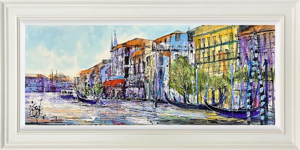 the water taxi original framed by artist nigel cooke