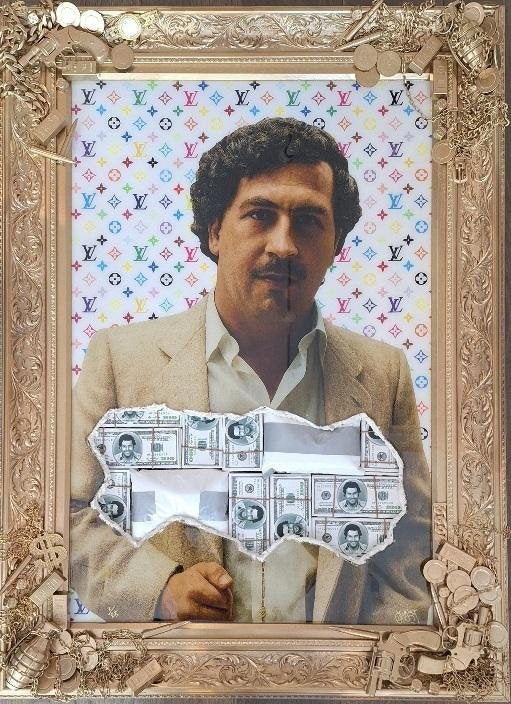 there can only be one king framed print by artist ghost