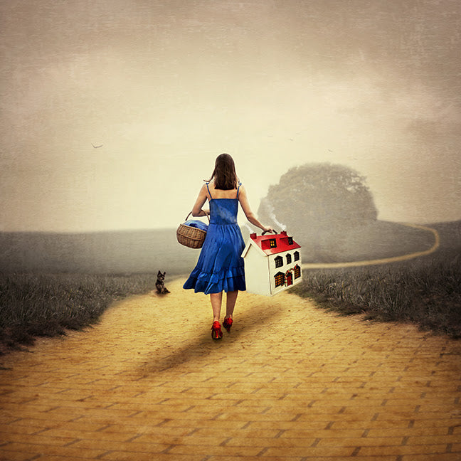 theres no place like home print by artist michelle mackie