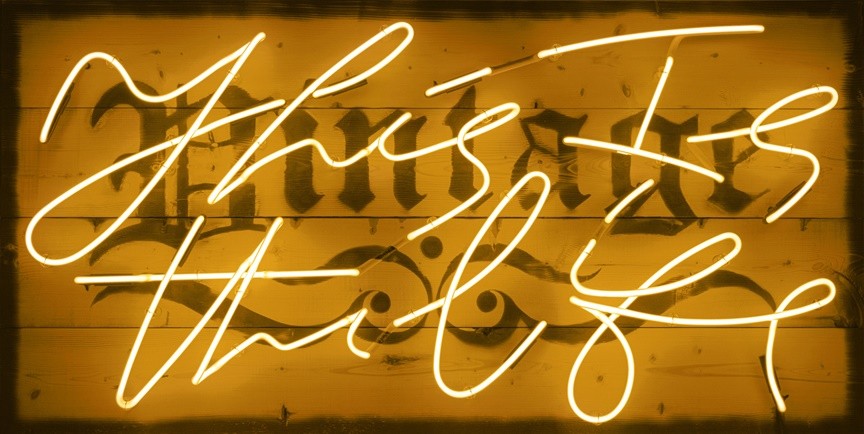 this is the life framed print by artist courty