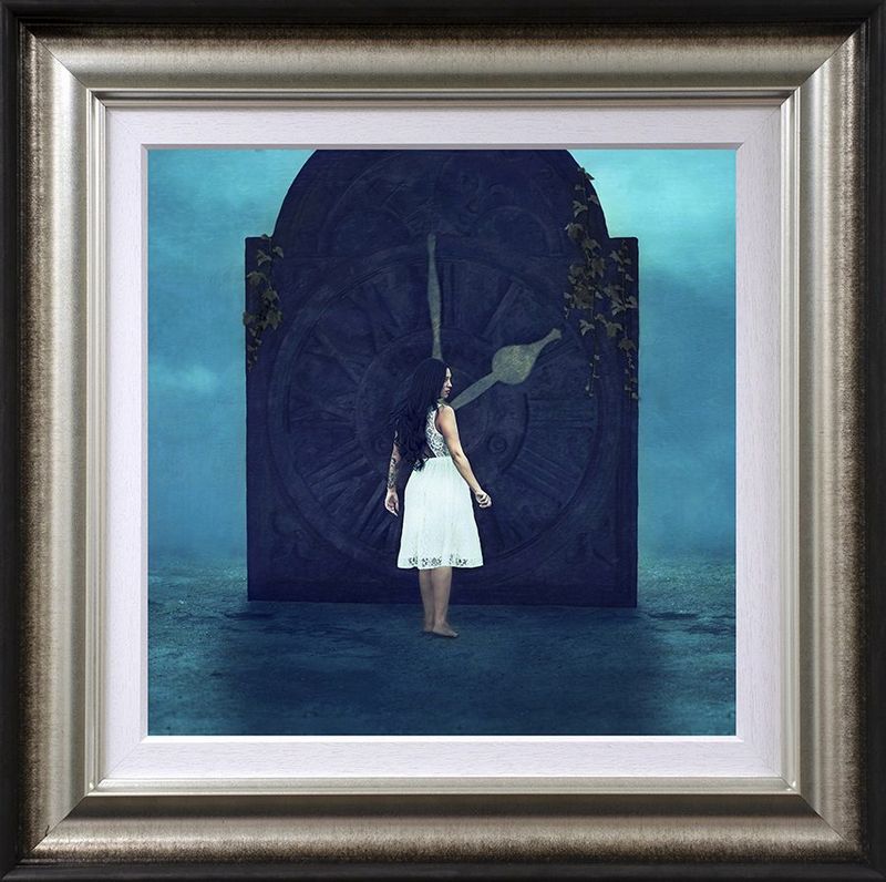 time framed print by artist michelle mackie