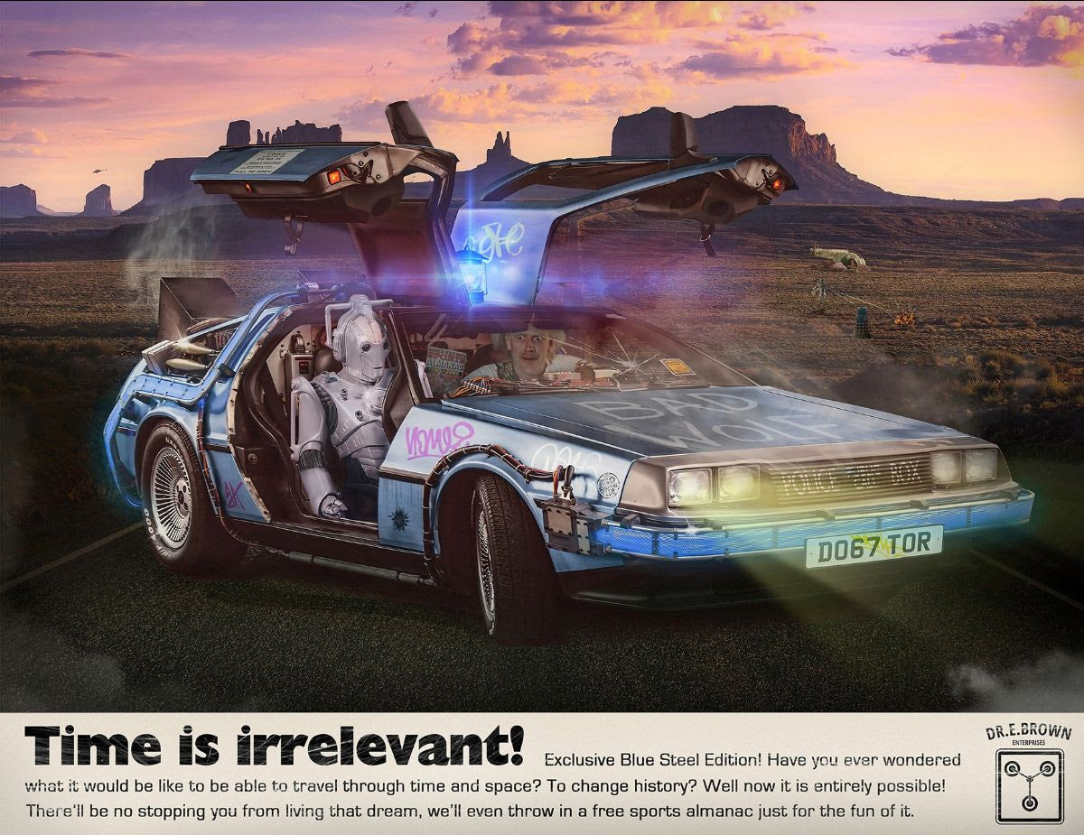 time lord print by artist jj adams