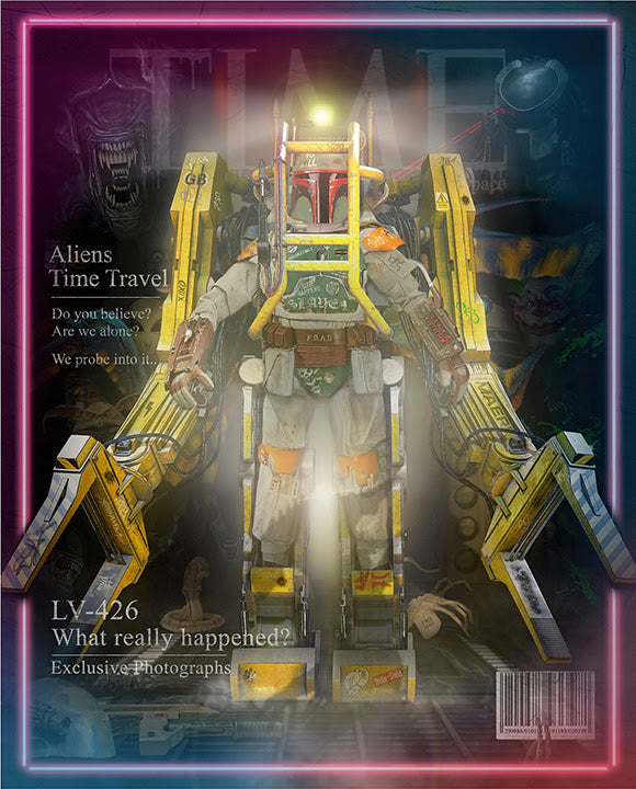 time travllers return print by artist jj adams