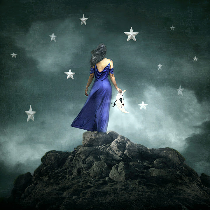 to the moon and back print by artist michelle mackie