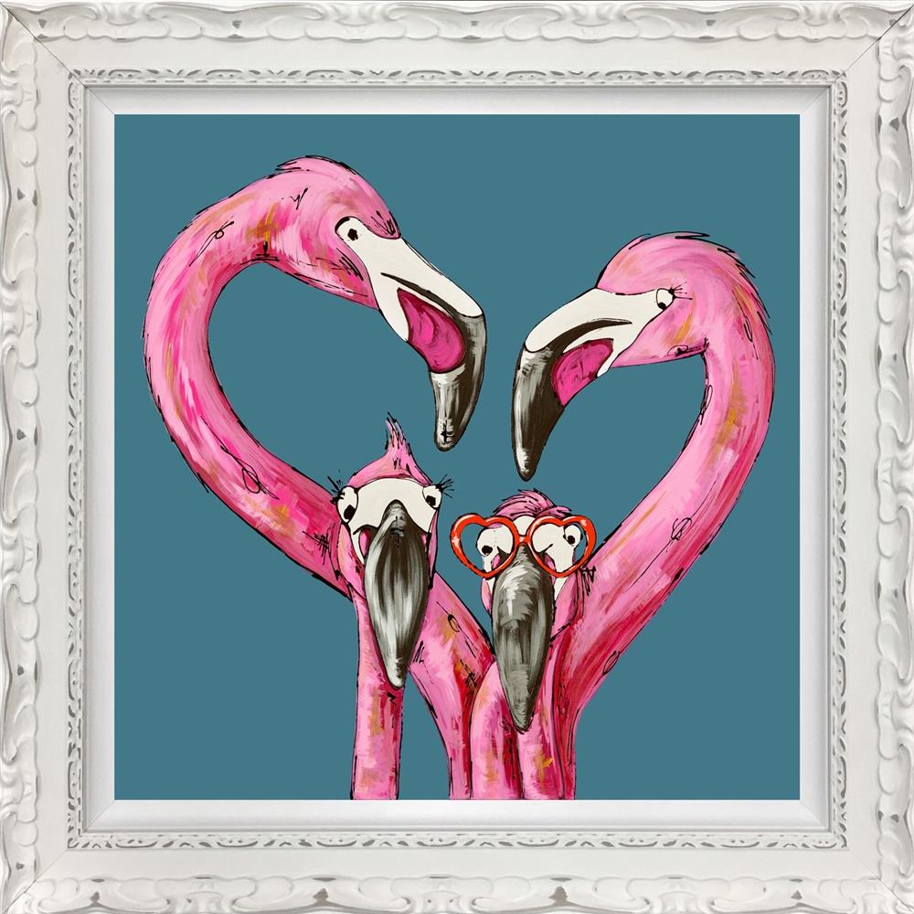 together forever framed print by artist amy louise