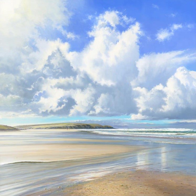 towering clouds print by artist duncan palmar