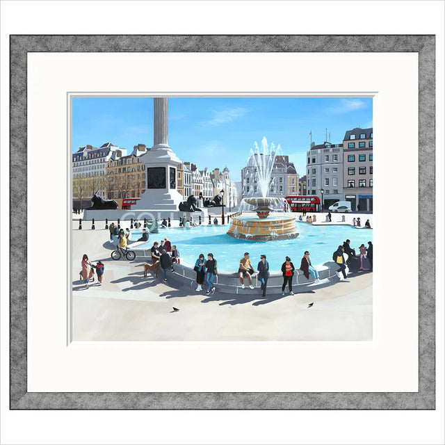 trafagar square ii framed print by artist jo quigley