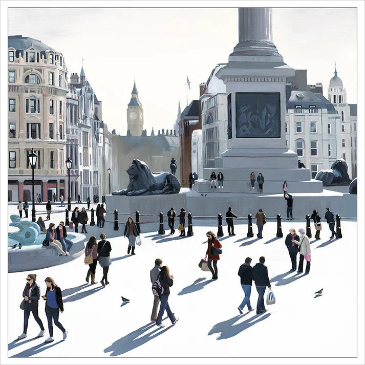 trafalgar square mounted print by artist jo quigley
