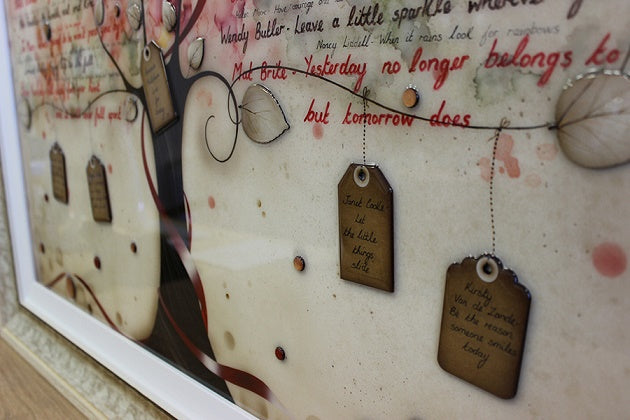 tree of positivity close up 1 by artist kealey farmer