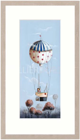 treetops framed print by artist gary walton