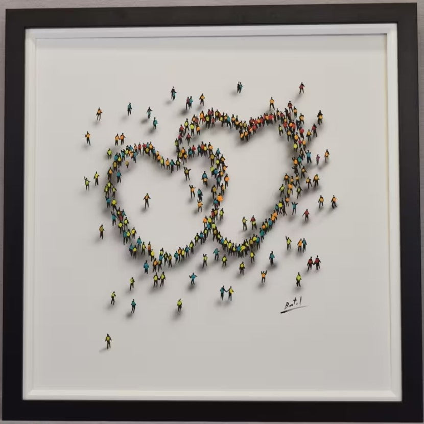 true love framed original by artist bartol