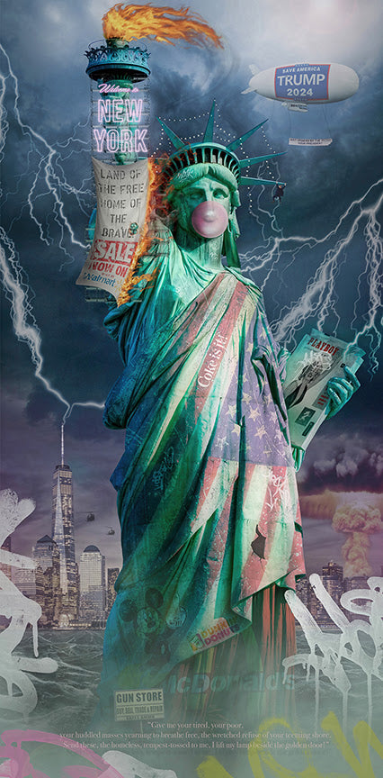 trumps liberty print by artist jj adams