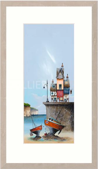 tugs ii framed print by artist gary walton