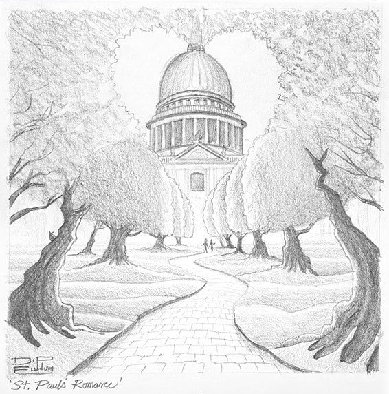 St Pauls Romance Sketch