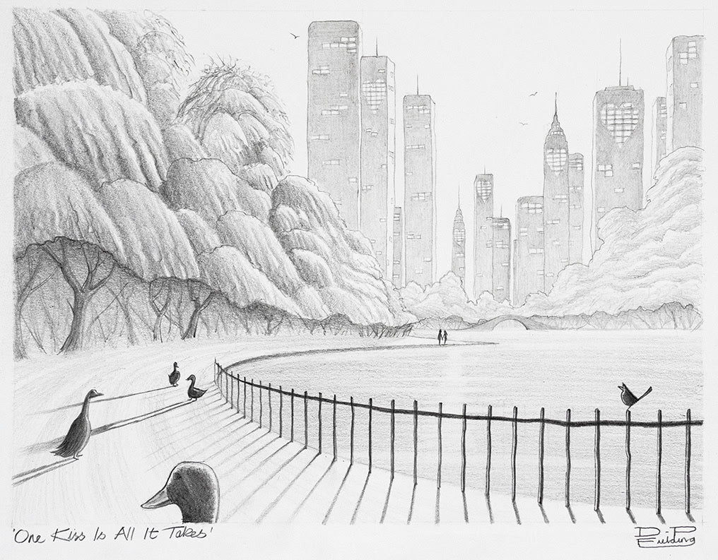 One Kiss Is All It Takes Sketch