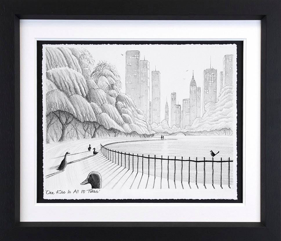 One Kiss Is All It Takes Sketch