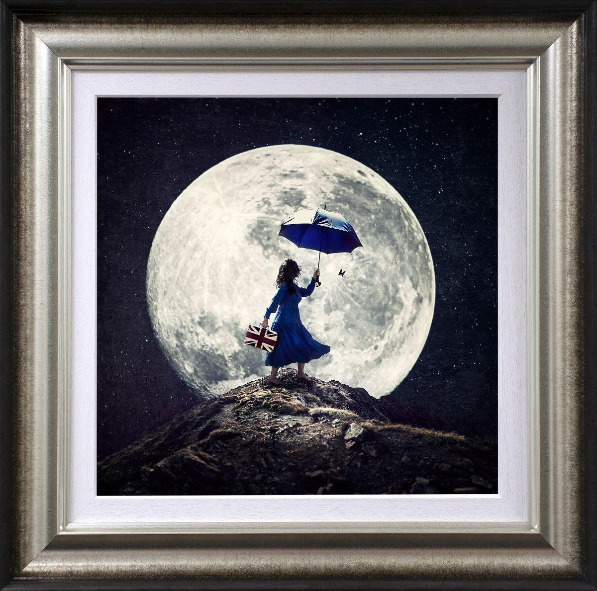 until the wind chagnes framed print by artist michelle mackie