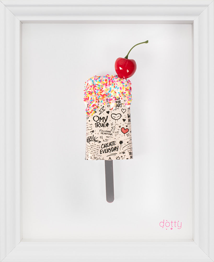 urban melt #3 framed 3d original by artist dotty