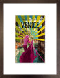 venice the city guide collection framed print by artist linda charles