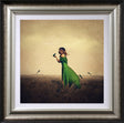 we all need to kiss a few frogs framed print by artist michelle mackie