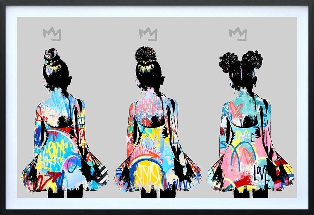 we are the sunshine framed deluxe print by artist bollee patino