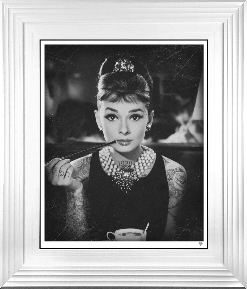 we dont even belong to each other print framed in white by artist jj adams