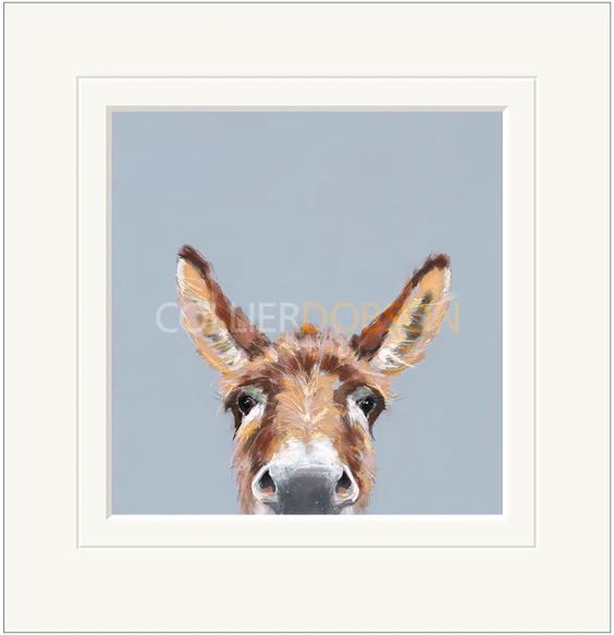 well hello there mounted print by artist nicky litchfield