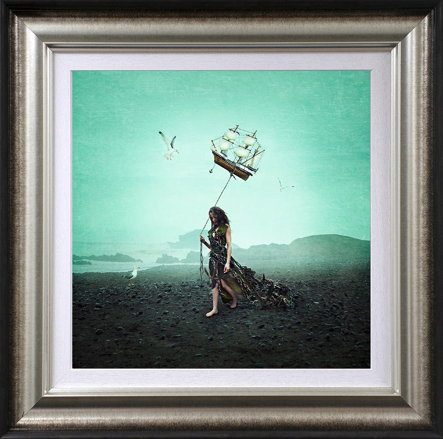 wendy framed print by artist michelle mackie