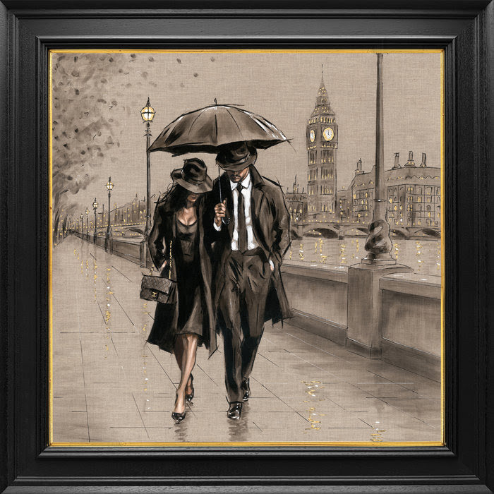 westminster and you framed print by artist richard blunt