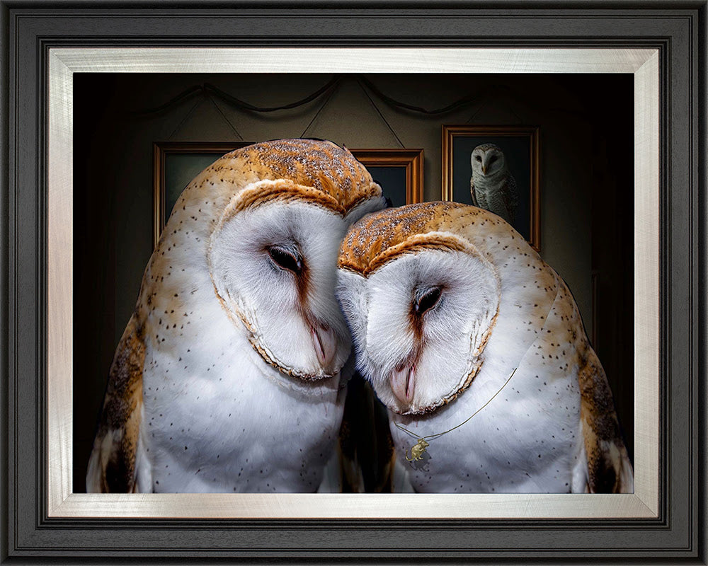 you and me always and forver deluxe framed print by artist angus gardner
