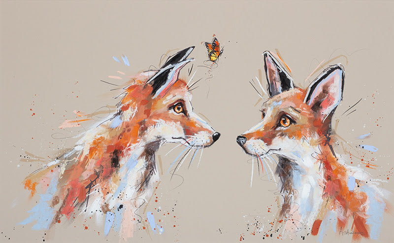 you give me butterflies print by artist ashley saunders