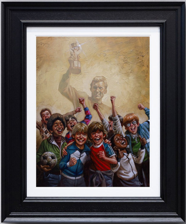 60 years of hurt canvas print framed in black by artist craig davison