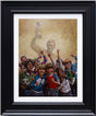 60 years of hurt canvas print framed in black by artist craig davison