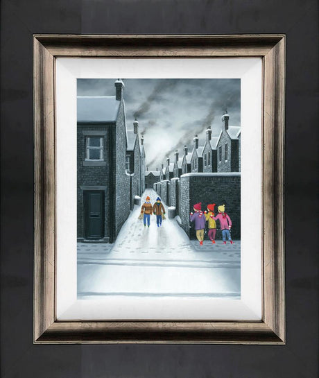 after three framed canvas print by artist leigh lambert