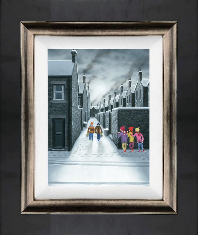 after three framed canvas print by artist leigh lambert