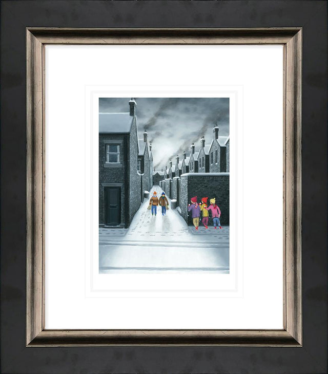 after three framed paper print by artist leigh lambert