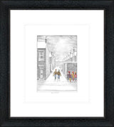 after three sketch framed print by artist leigh lambert