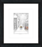 after three sketch framed print by artist leigh lambert