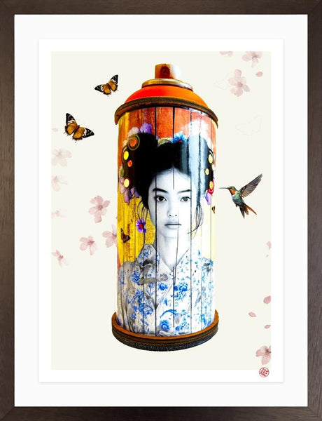 alchemy urban can framed print by aritst the trunk of funk