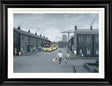 all aboard for the seaside framed deluxe canvas by artist leigh lambert