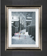 ambushed framed canvas print by artist leigh lambert