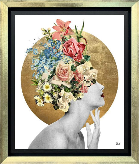 arcadia framed miniature print by artist chuck