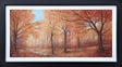 autumn comes to life framed original by artist chris bourne