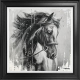 black knight framed print by artist ben jeffery